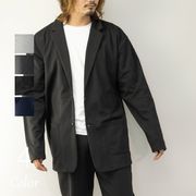 テーラードジャケット メンズ 大きいサイズ ポンチ スウェットジャケット オフィスカジュアル 3L 4L 5L