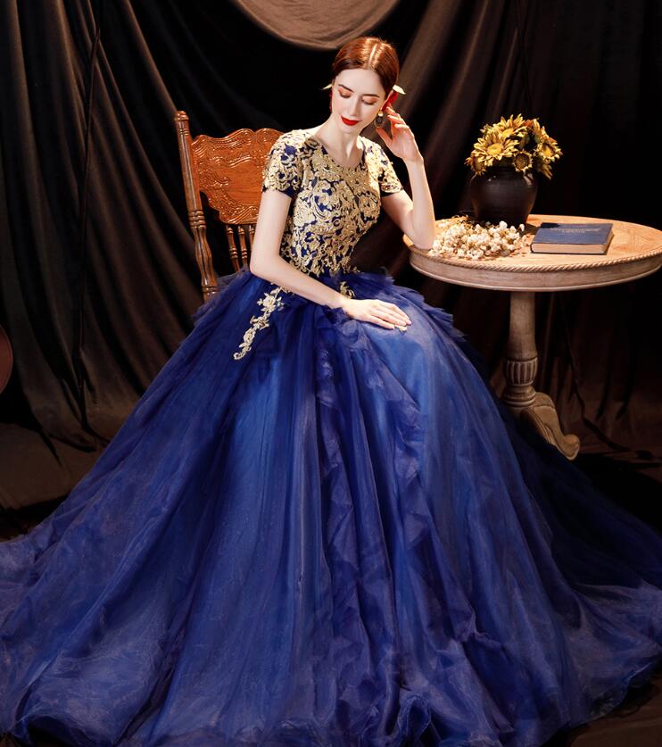 結婚式・司会者用ワンピース・花嫁ウェディングドレス・パーティードレス・披露宴/写真撮影  ロングドレス