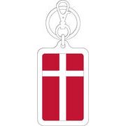 【選べるカラー】KSK261 デンマーク DENMARK 国旗キーホルダー 旅行 スーツケース