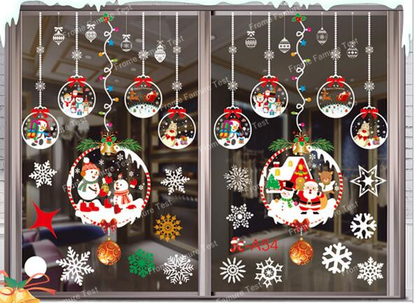 クリスマス 飾り 静電ステッカー 剥がせる 静電気シール  壁飾り 小物 部屋 装飾品 　窓飾り