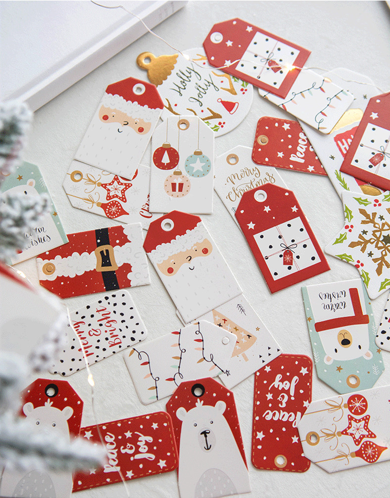 Christmas限定 クリスマスカード チャーム メッセージカード ひとことメッセージ ギフト プレゼント