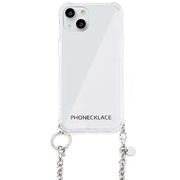 PHONECKLACE チェーンショルダーストラップ付きクリアケース for iPhone