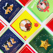 ラッピング ビンテージ 祝い 葉書 ポストカード 新年/誕生日/祝日通用 クリスマス カード ランダム10枚