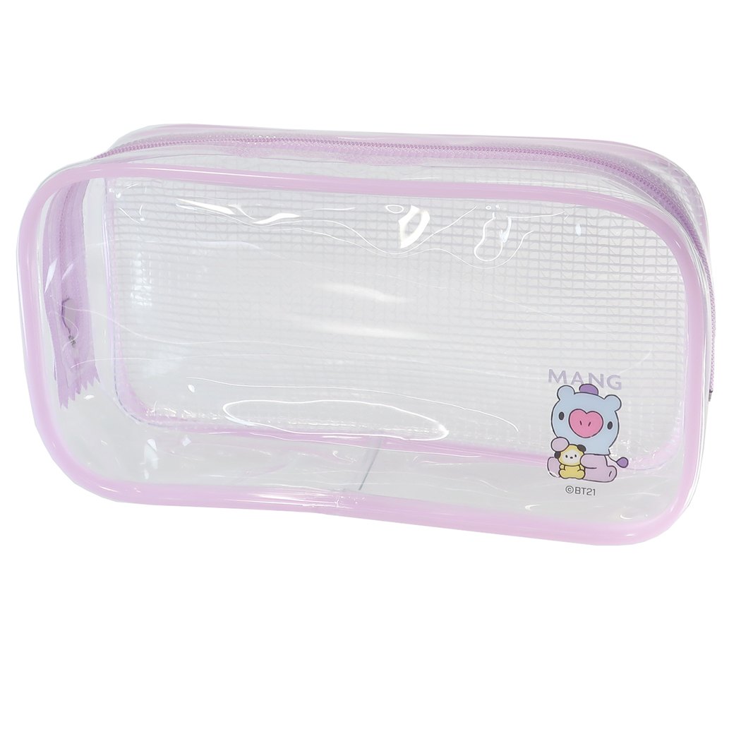 【ペンケース】BT21 クリアBOXペンポーチ MANG