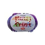 マルチプリント並太 パープル 30