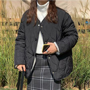 韓国ファッション 2021 秋冬 レトロ 小さい新鮮な 厚手 両面の着用 子羊の毛 ジャケット コート