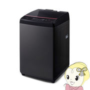 [予約]【京都は標準設置込み】アイリスオーヤマ 全自動洗濯機 8kg ブラック IAW-T805BL-B