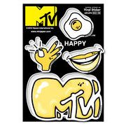 MTV ロゴフィールステッカー HAPPY 音楽 ミュージック アメリカ 人気 LCS676 グッズ
