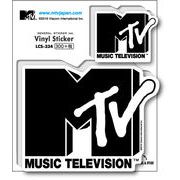 MTV ロゴステッカー ブラック 音楽 ミュージック アメリカ 人気 LCS334 グッズ