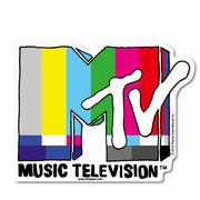 MTV ロゴウォールステッカー カラーバー 音楽 ミュージック インテリア アメリカ 人気 DW003 グッズ