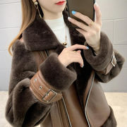 秋冬の服にちょうど良い 激安セール 大きいサイズ 革のジャケットショート厚手 コットンジャケット