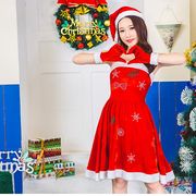 【即日出荷】手袋 雪の花 サンタクロース クリスマス コスプレ衣装【9274/4】