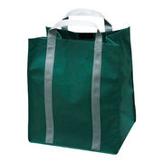 （来店促進グッズ）（包装用品／手提げバッグ）不織布手提げバッグ（中） グリーン 6J-B06