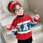 秋冬新作★子供ファッション★ニットセーター★女の子★セーター 90-130