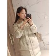 レディース コート 中長セクション 通勤  柔らか 暖かい 綿服 韓国ファッション 気質 2色