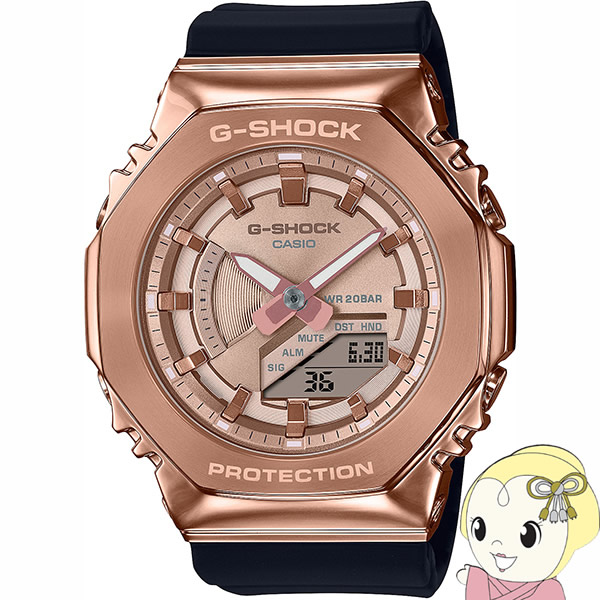 カシオ G-SHOCK（Gショック）腕時計 オクタゴン（八角形）メタル素材 GM-S2100PG-1A4JF