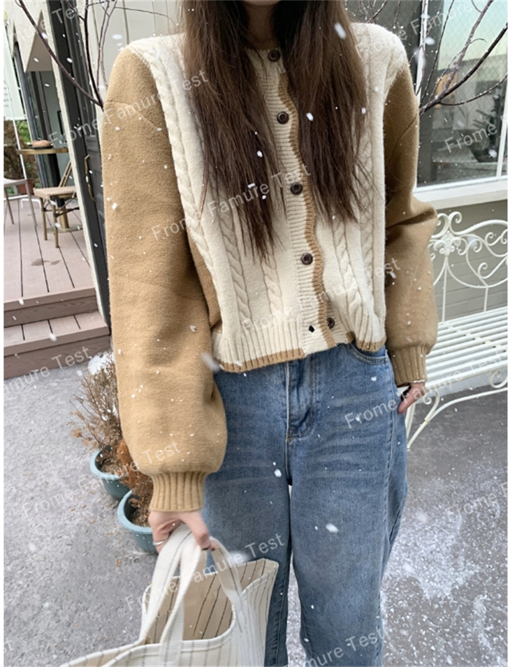 秋冬新作 　　 保温セーター　　　韓国風　　　レディースセーター 　カレッジスタイル