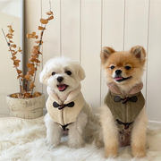 INSスタイル 秋冬 ペットの服 子犬 二本足 ベスト 厚手 暖かい 綿の服 小型犬 猫 服 大人気