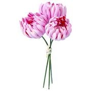 【造花】ブッシュタイプ ツボミギクバンチ×3 ピンク