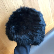 コーデを格上げ INSスタイル 冬 防寒 毛皮の帽子 包頭 ウールの帽子 伸縮性のある 暖かい 毛皮 厚手