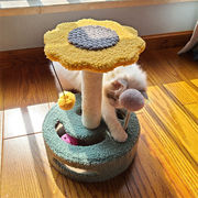 人気！残りわずか 猫クライミングフレーム サイザル麻 楽しい猫のおもちゃ 猫用スクラッチボード