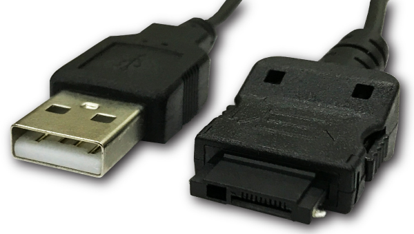 USB - FOMA SoftBank 充電通信 ケーブル 1m