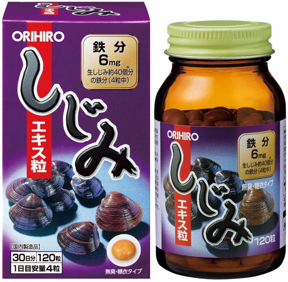 海外大人気★ORIHIROオリヒロ 新・しじみエキス粒 120粒