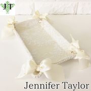Jennifer Taylor ジェニファーテイラー トレイ・リボン raffine WH・長方形