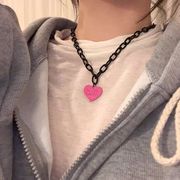愛のネックレス女性潮insヒップホップ個性デザイン感鎖骨鎖女性セーター鎖