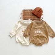 2022韓国風子供服 ベビー服 春と秋 女の子男の子 幼児 クマ シンプル 連体服