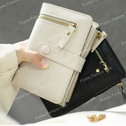財布　レディース財布　小銭入れ、コインケース、キーケース、折り畳み、韓国風、カレッジスタイル