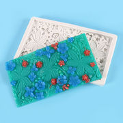 Gum pasteDIY手芸 素材 アロマストーン モールド 手作り石鹸 エポキシ樹脂 資材飾り花葉レース