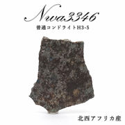 【 一点物 】 NWA3346 隕石 北西アフリカ産 普通コンドライトH3-5 NWA3346隕石 コンドライト