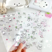 チェック付き袋　小物入れ　小分け袋　収納袋　ラッピング袋　プレゼント袋