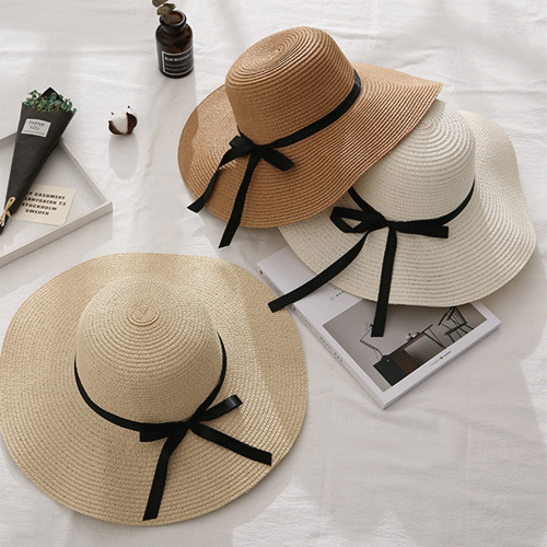 麦わら帽子 つば広 夏新作 UVカット 紫外線対策 折りたたみ 日よけ帽子 レディース