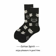 靴下　ソックス　個性　ネコ柄　猫　レディース　韓国ファッション　INS