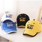 2022新作 可愛い  クマ  キッズ 帽子 韓国ファッション  日焼け止め 子供 鳥打帽 ハット キャップ  6色