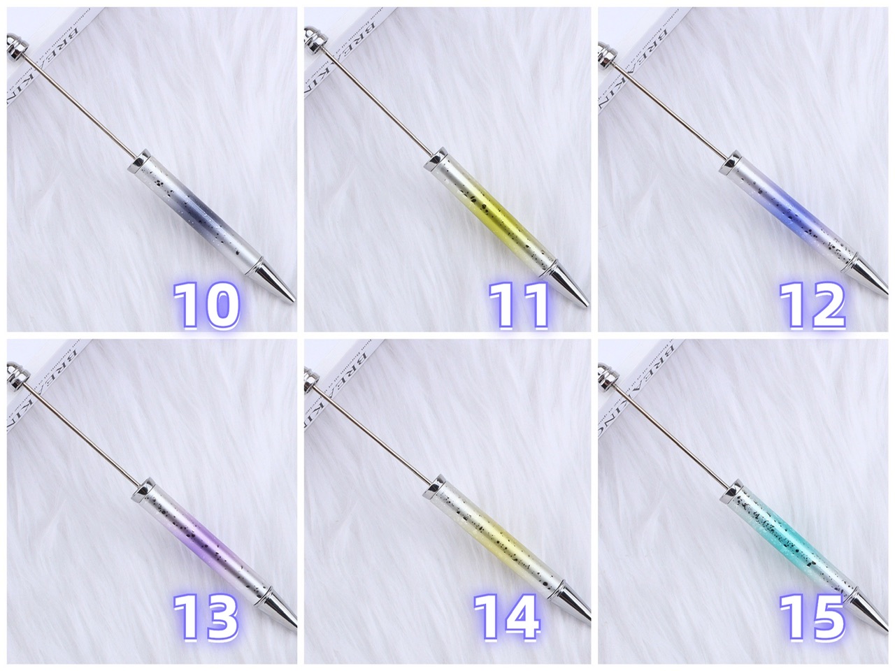sale‼️N1985 カスタムタッチペン＆ボールペン シュガービーズ くま sale‼️N1985 カスタムタッチペン＆ボールペン シュガービーズ くま