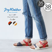【joy walker】 レディースサイズ アンクルストラップ サンダル　2色