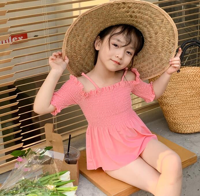 春夏新作★韓国風子供服 水着 ★ビキニ★女の子★砂浜★キッズ★温泉用  ベビー用品 80-140