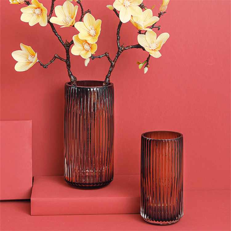 ライトラグジュアリー ガラス フラワーアレンジメント 自宅 花瓶 装飾 シンプル