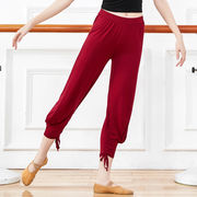 ダンス教室 ベリーダンス バレェ ヨガ ジョガーパンツ ズボン ダンスパンツ ゆったり 練習服 M-XL2色