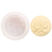 激安 キャンドル 素材レート 石膏粘土 モールド レジン 手作りゴム型 UVレジン アロマ 花の子 円形