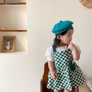2022夏新品★韓国風子供服　トップス＋サロペットスカート　セットアップ　73-110cm　2色