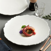 2022年新作 浅いお皿 プレート ピュアカラー デザインセンス クリエイティブ 食器