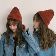韓国ファッション  秋冬  暖か  ニット  ハット  ニット帽  冬帽  帽子   8全色