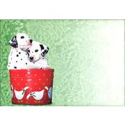 絵封筒 (同柄5枚セット) 156×108mm レターバレンタイン 犬 イヌ ダルメシアン