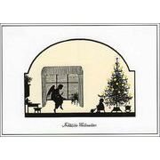 ポストカード クリスマス アート「クリスマスの妖精」名画 郵便はがき