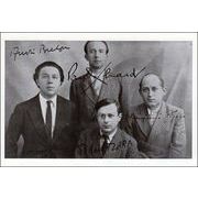 ポストカード モノクロ写真「ダダの4人のメンバー」