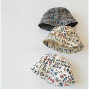 韓国子供用 帽子 ファッション お出かけ バケットハット 海水浴 UVカット キャップ
